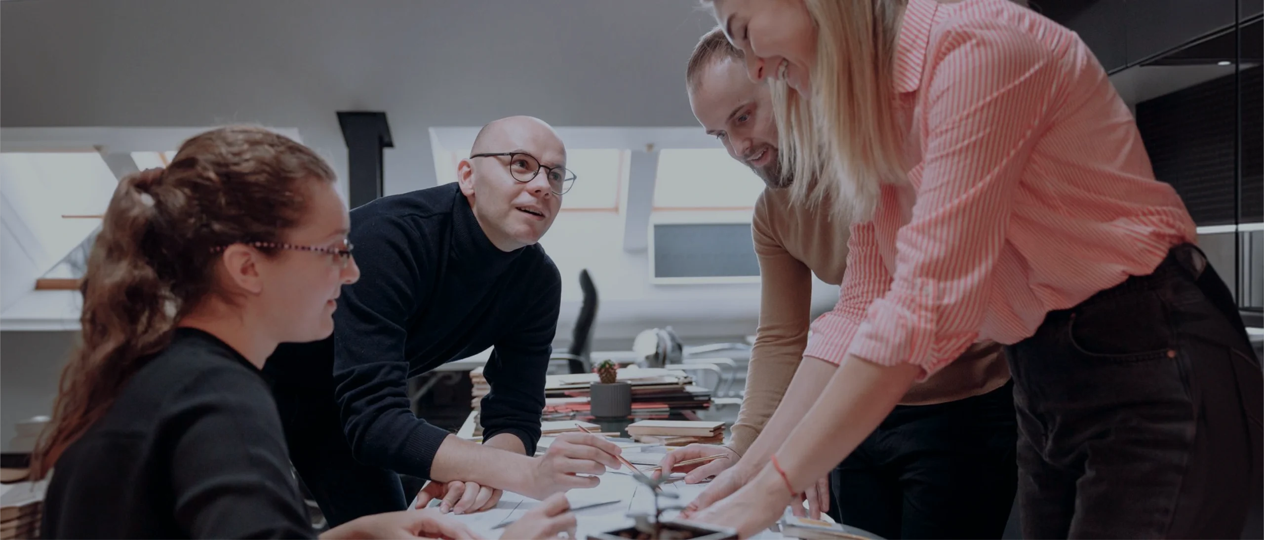 People collaborating during a sustainability workshop